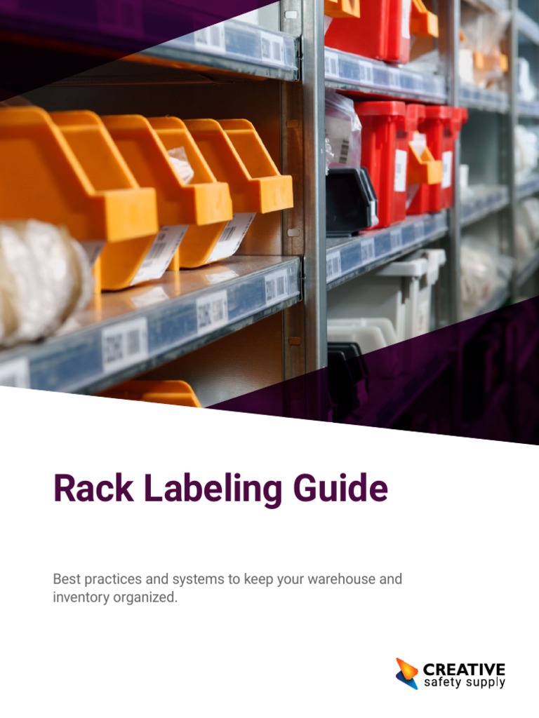 Guide Rack Labeling PDF Barcode Warehouse
