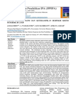 Jurnal Penelitian Pendidikan IPA (JPPIPA) : Profil Literasi Sains Dan Keterampilan Berpikir Kritis Pendidik Ipa SMP