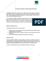 Invitación y Descripción Curso Gestión Del Riesgo de Desastres V12