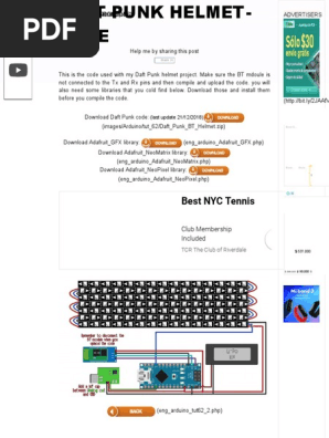 Code Arduino Daft Punk LED strip bluetooth helmet.pdf