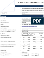 Formulir Pendataan Sekolah Etf Sds Eka Tjipta Katayang 