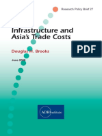 Infrastructure and Asia's Trade Costs: Douglas H. Brooks