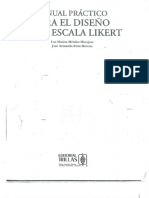 Manual del diseño de escala likert parte 1a