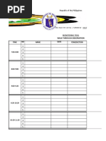 2019 Walkthrough Template