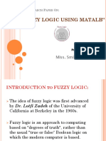 FUZZY LOGIC USING MATLAB