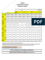 Calendario de Matrículas Campus Sur Periodo 55