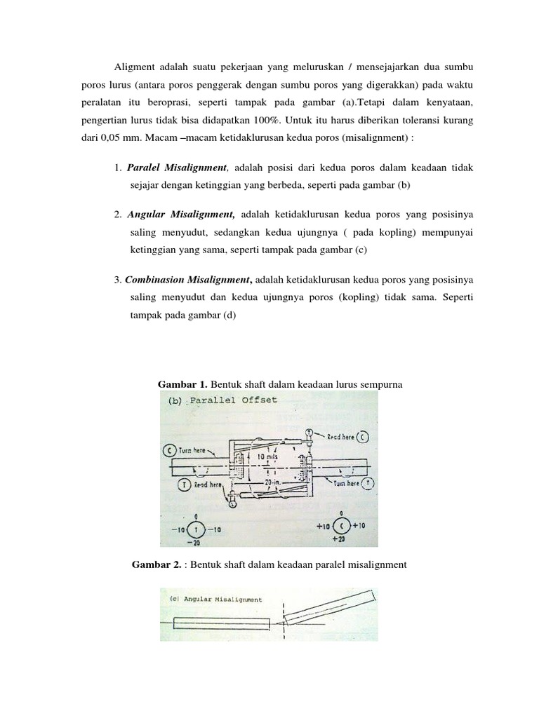 Cara Efektif Alignment Pompa dan Motor | PDF | Griya & Taman | Sains ...