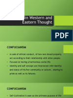 The Self in Western and Eastern Thought