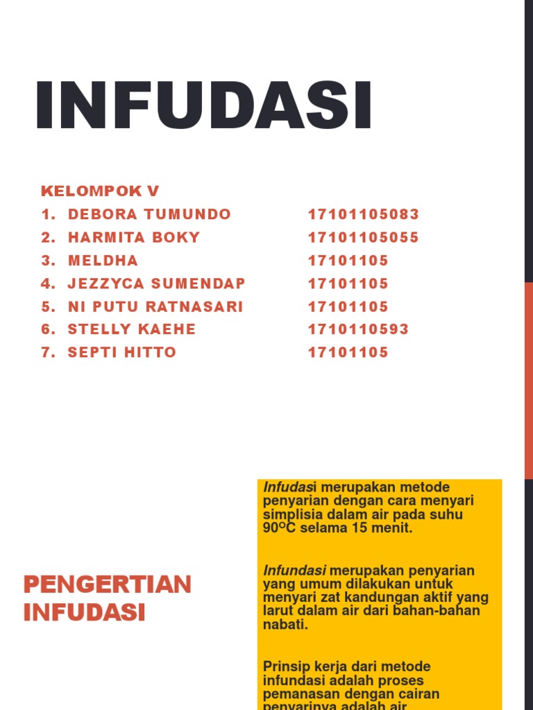 Metode Infundasi dalam Penyarian Zat Aktif | PDF | Kesehatan Holistik ...
