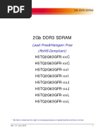 2Gb Ddr3 Sdram: Lead-Free&Halogen-Free (Rohs Compliant)