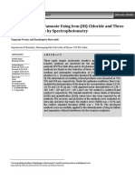 Assay of Pyrantel Pamoate Using Iron (III) Chloride and Three Complexing Agents by Spectrophotometry