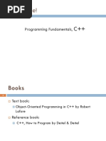 Programmin Fundamentals Weak 1 and 2