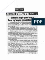Abante Tonite, Oct. 1, 2019, Sotto Sa Mga Pork Cong Pera NG Bayan Yan Ilitaw Lahat PDF