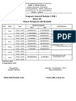 Jadwal Les Un Dan Absensi