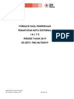 Formulir Hasil PME 2019 PDF