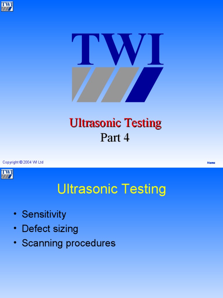 Ultrasonic Testing | PDF | Telecommunications Engineering | Electronics