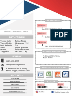 CV Pendidikan dan Pengalaman Kerja Obed Lubis