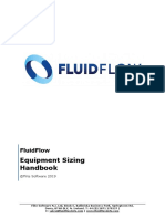 FluidFlow Equipment Sizing