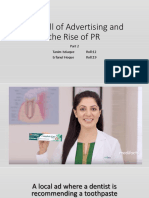 The Fall of Advertising and The Rise of PR: Tanim Istiaque Roll:12 Erfanul Hoque Roll:19