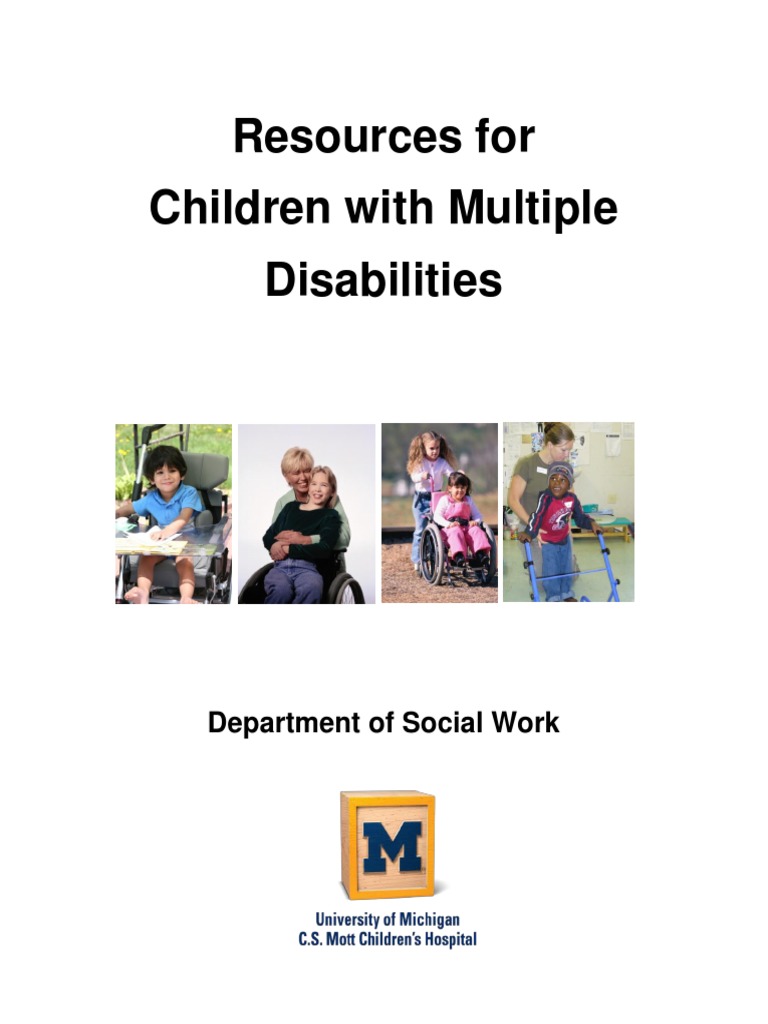Book 3 Children With Multiple Disabilities Manual PDF | PDF ...