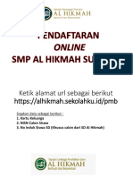 Tutorial PPDB SMP Al Hikmah Surabaya