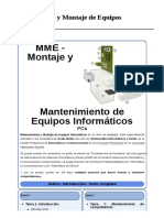 Mantenimiento y Montaje de Equipos Informáticos