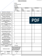 Form Interview II