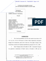 Estate of Darryl Thompson Amended Complaint Against New York Office of Children and Family Services