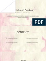 Fresh and Gradient: Reported By:xxx Report Time:xxx