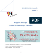 Rapport de Stage Festival de Printemps de Lanvellec (2)