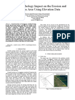 Coastal Morphology Impact On The Erosion and Accretion Area Using Elevation Data