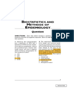 PrevMed Pretest 9th Ed Highlighted Answers