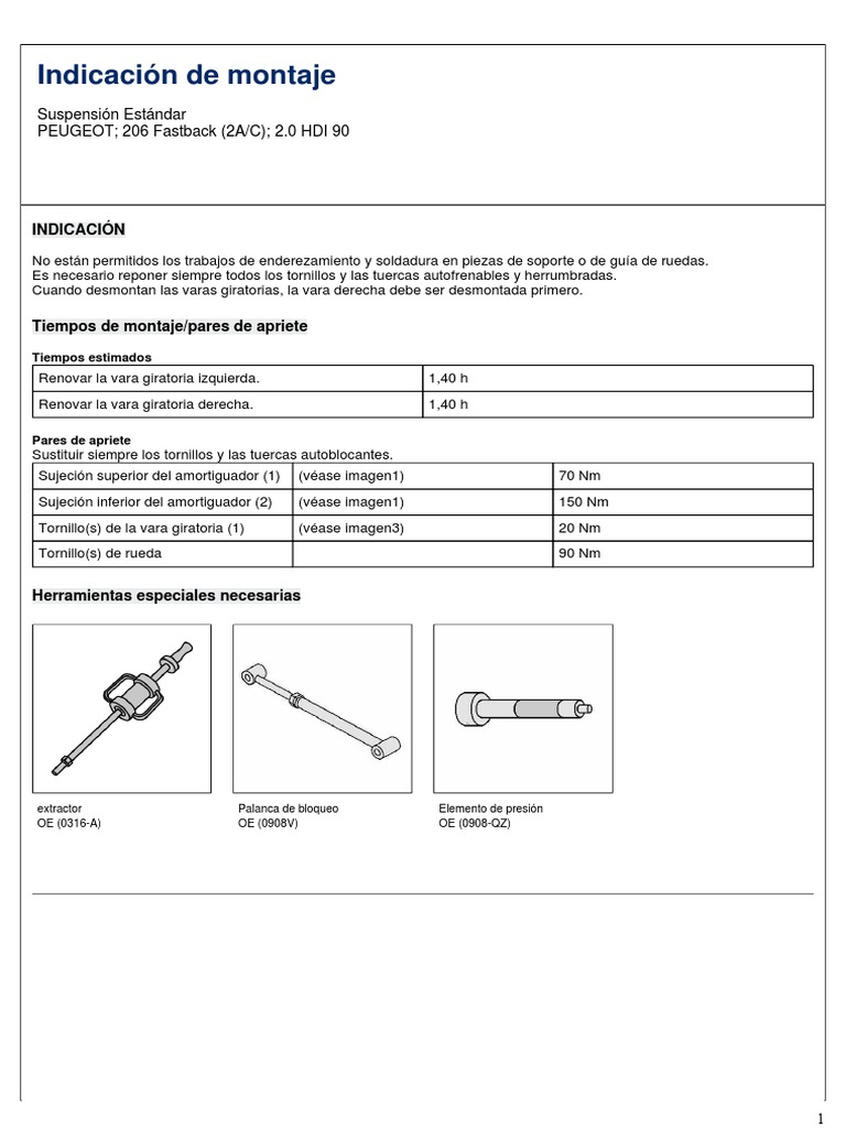 Amortiguador 6 1 1 Suspension Vehiculo Tornillo