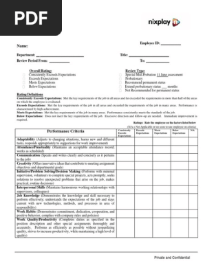 Probation Review