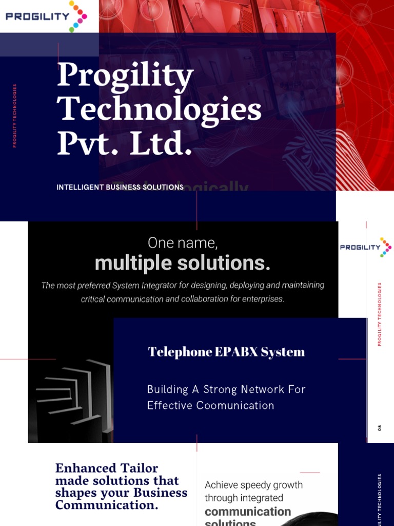 Progility Technologies Pvt. LTD.: Intelligent Business Solutions | PDF ...