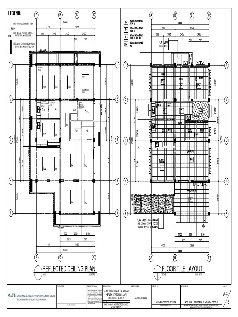 Reflected Ceiling Plan | PDF | Fluorescence | Nature