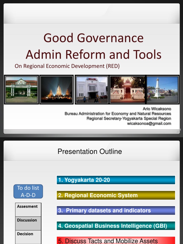Good Governance in Regional Development | PDF | Good Governance ...