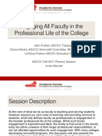 Engaging All Faculty in Professional Life FINAL