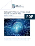 Future of Artificial Intelligence and Its Impact On Web Development