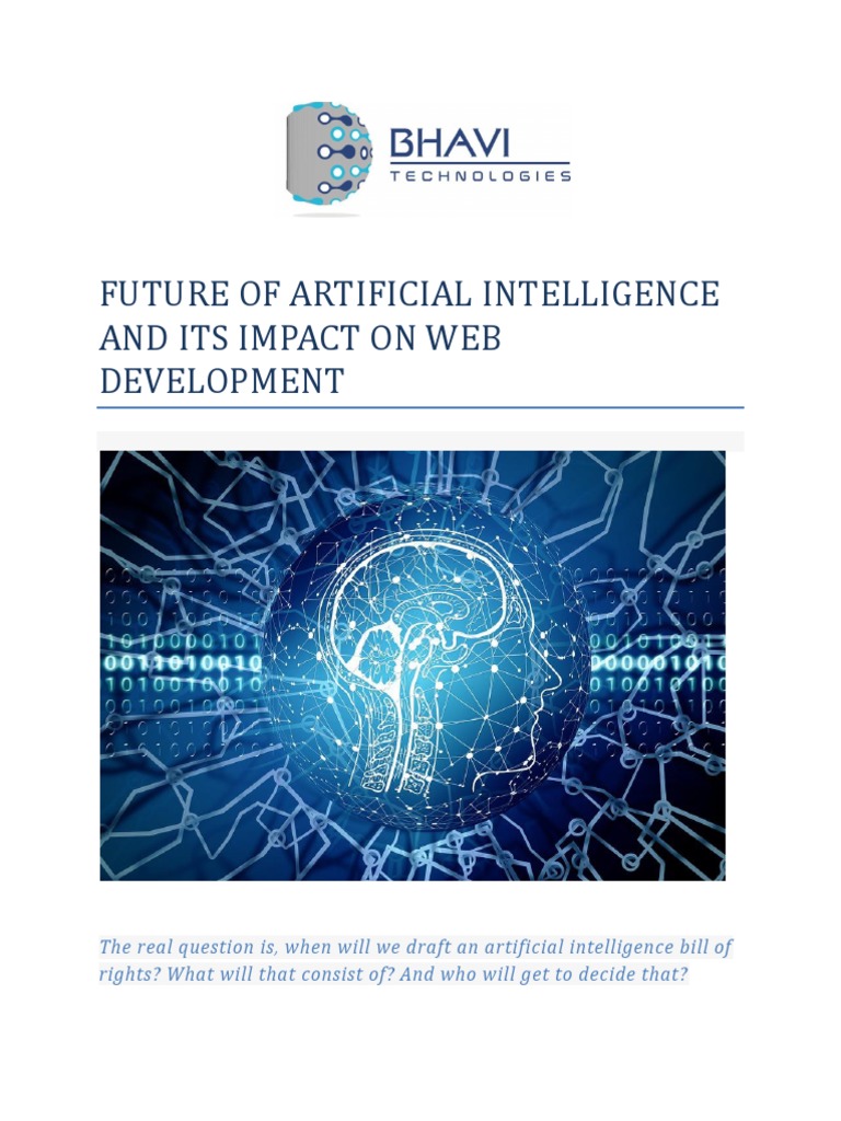 AI's Impact on Web Development Trends | PDF | Artificial Intelligence ...