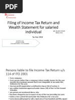 Income Tax Return