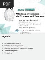 Attacking Hypervisors Via Firmware and Hardware: Alex Matrosov (@matrosov)