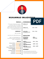 Muhammad Imaaduddin: Profile Experiences