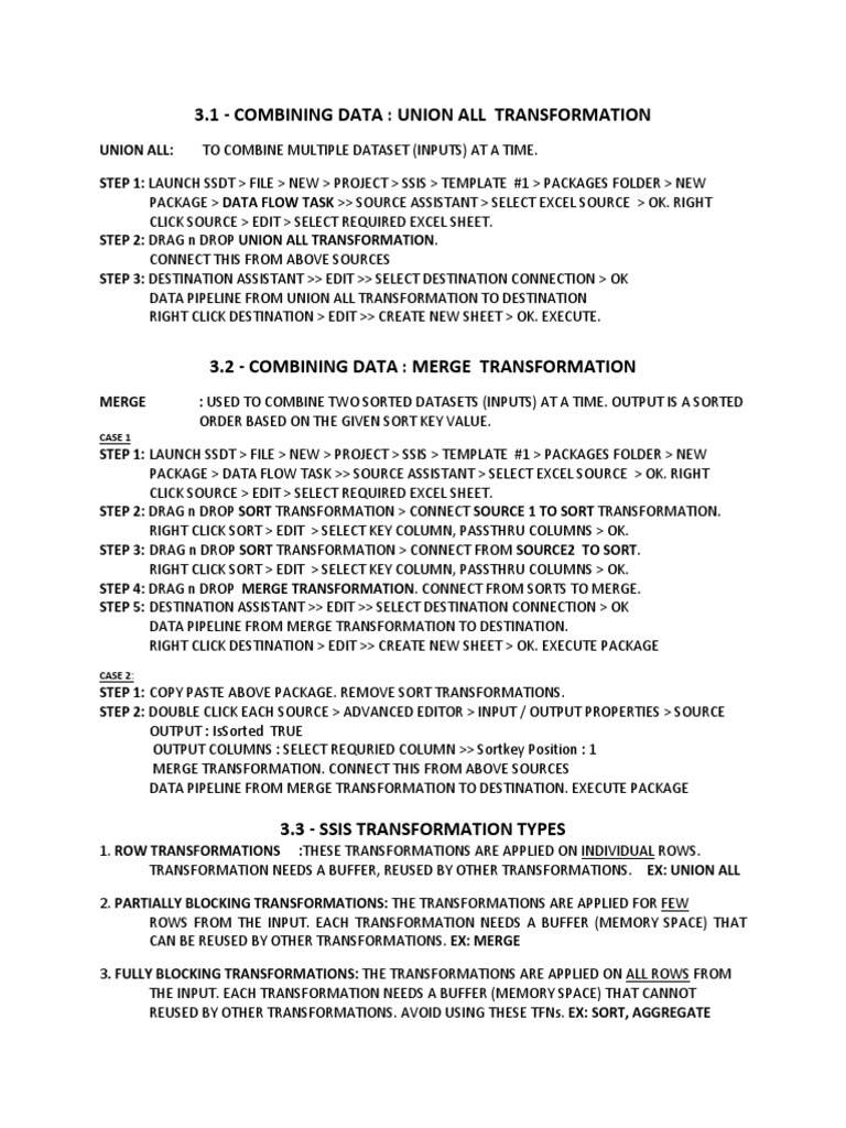 3 1 Union - All, Merge, TFN Types | PDF | Computer Data Storage ...