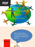 Basic and Fundamental Human Rights: Presented By: BS 6