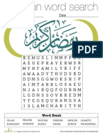 Ramadan Word Search PDF
