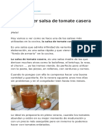 Salsa de Tomate