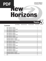 New Horizons 3 - Unit Tests With Answer Key