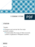 5 Economic Systems