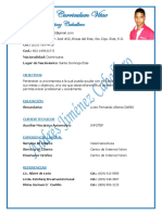 CV Andrés Jiménez búsqueda empleo Santo Domingo